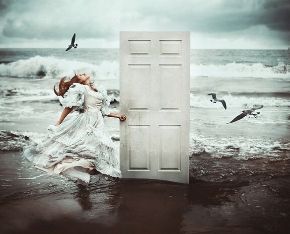 closing a door