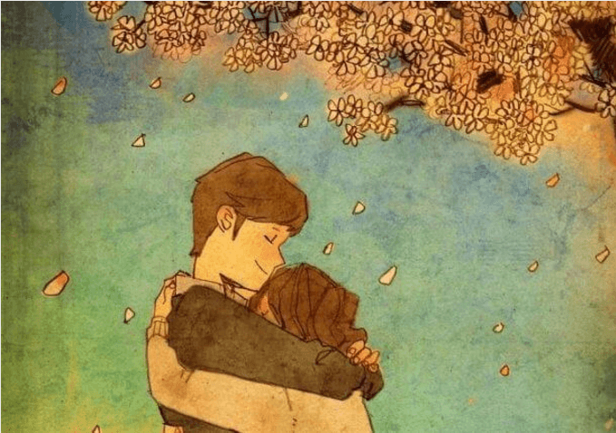 couple hugging