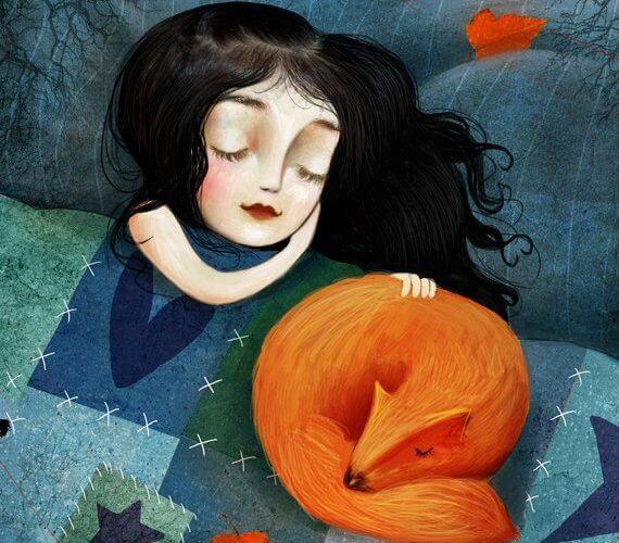 girl and fox