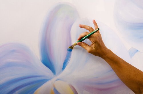 hand painting precisely