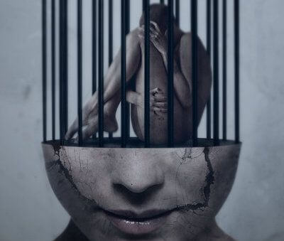 person locked up in their mind