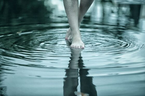 walking on water
