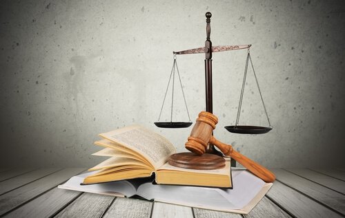 Book, Gavel, and Scales