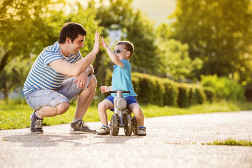 dad high five
