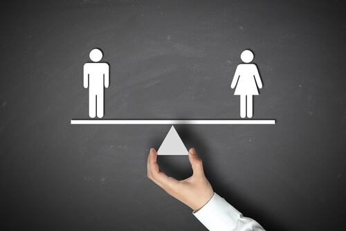 men and women balanced