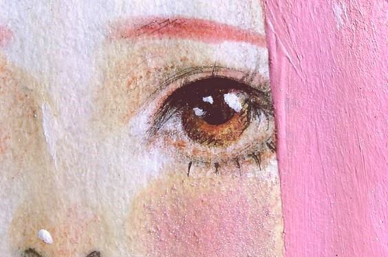 Woman with Pink Hair