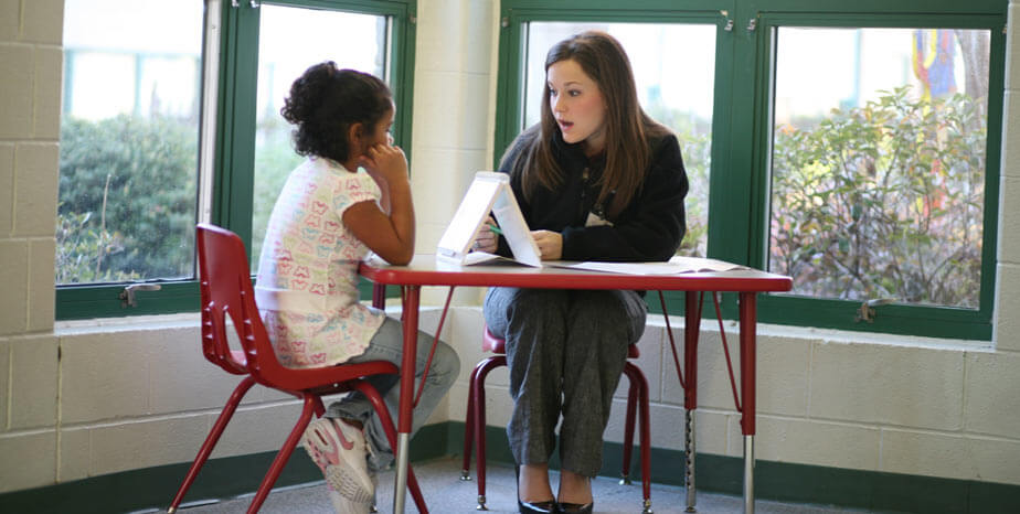 Psychologist working with Child