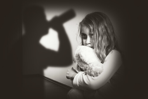 scared girl