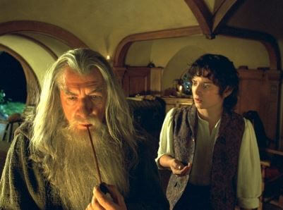 Frodo and Gandalf