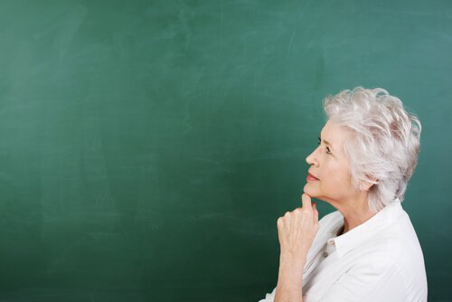 Old Woman Thinking