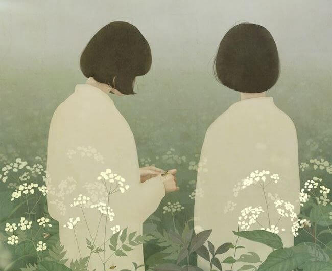Friends in Bamboo Field