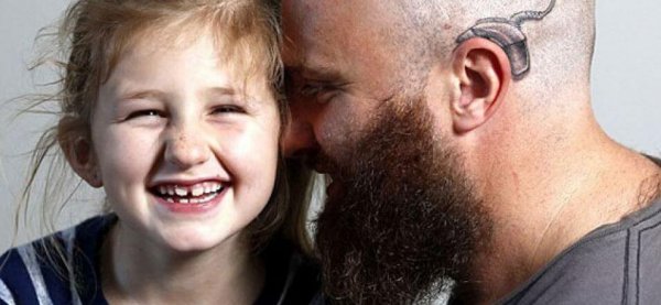 charlotte and her father