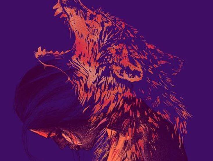 Wolf Rising From Woman