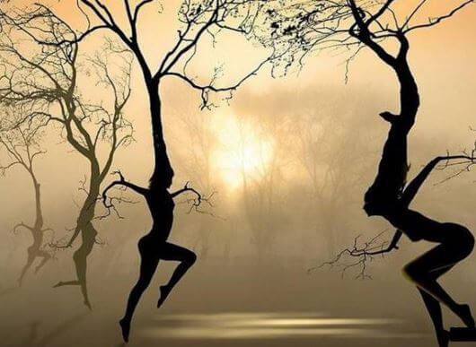 Tree Women Silhouettes