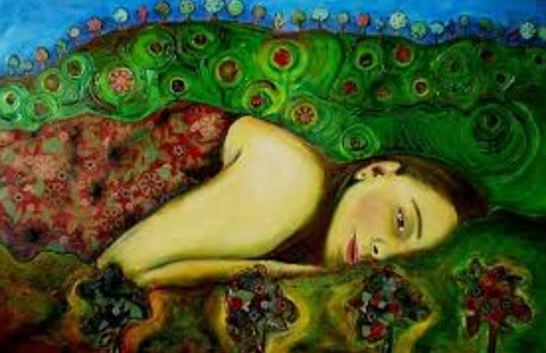 Woman Lying Down