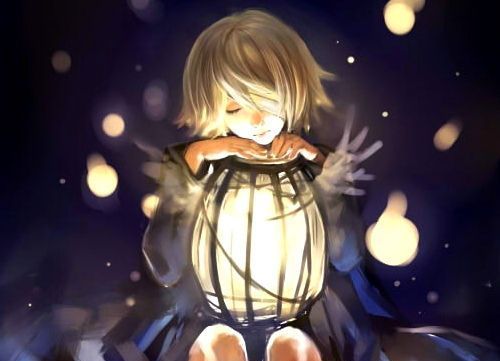 Girl with Lantern