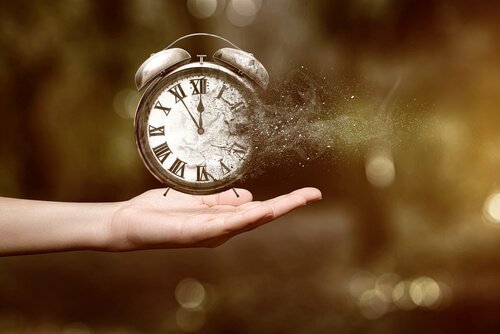 Clock Dissolving in Hand