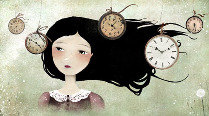 woman clocks