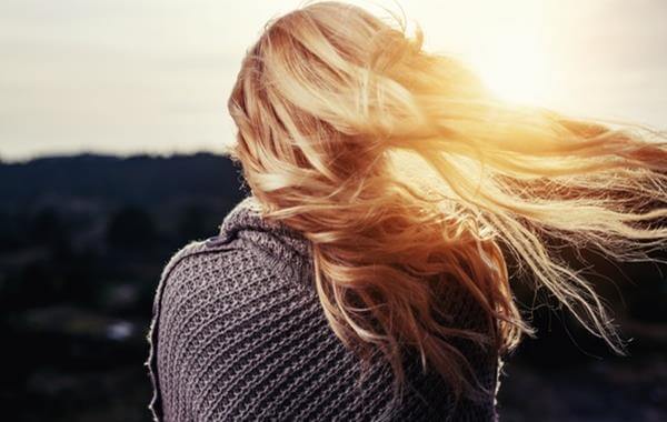 Blonde Woman from Behind
