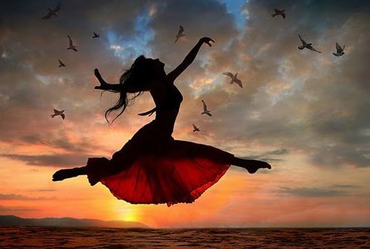 Jumping Silhouette