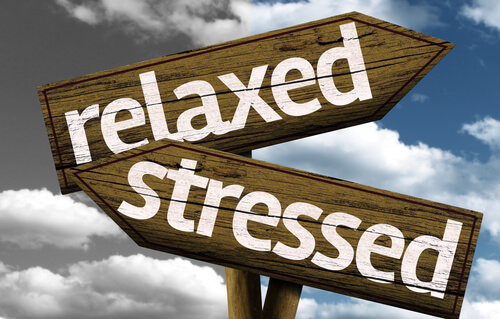 Skilt, stresset og avslappet