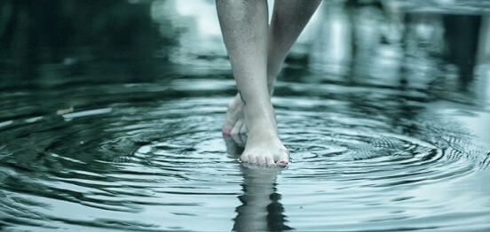 walking on water