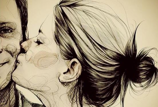 woman kissing man1