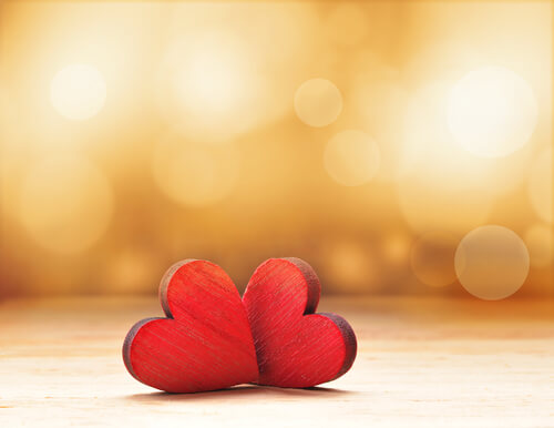 wooden hearts