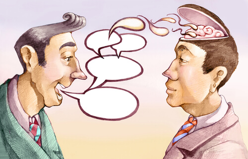 Man's Ideas Brainwashing Other