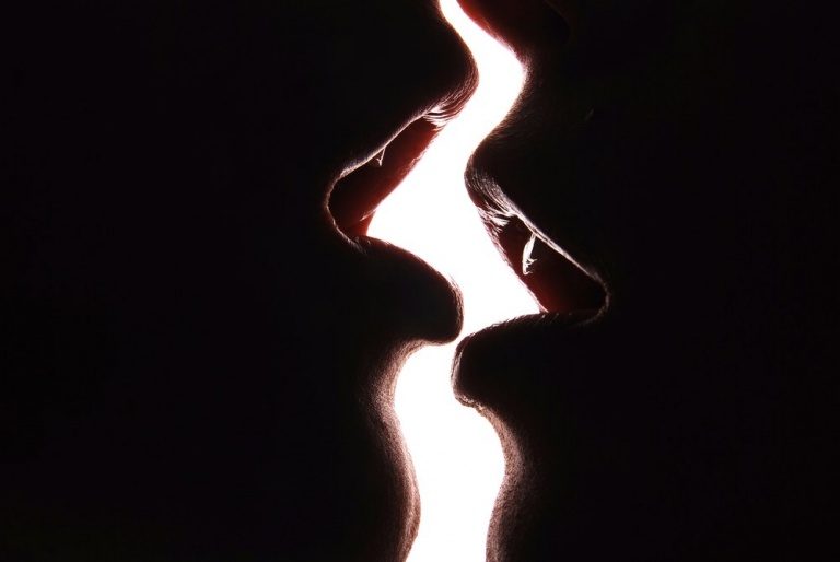 Mouths About to Kiss