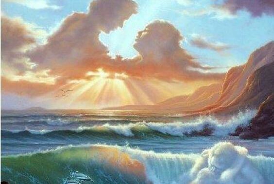 figure-of-couple-in-the-clouds