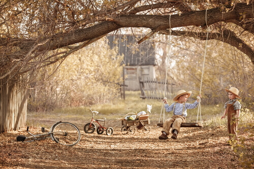 boys-sitting-on-a-swing