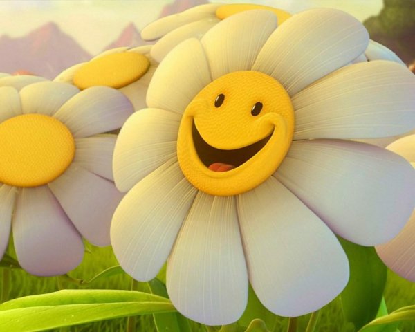 happy flower