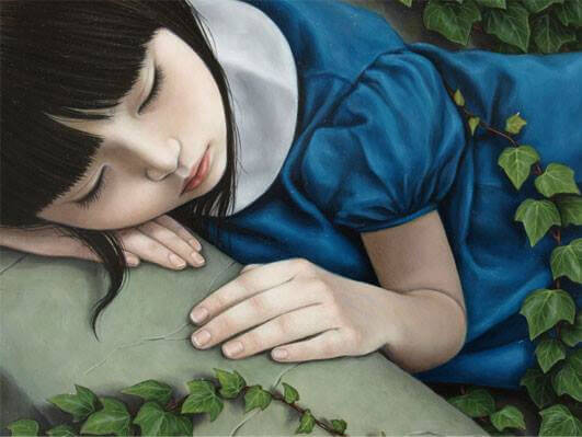sleeping girl