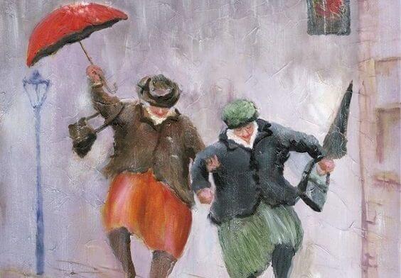 dancing in the rain