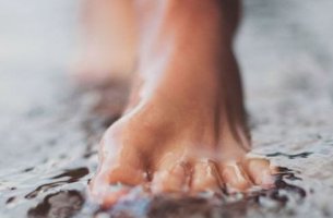 walking in water