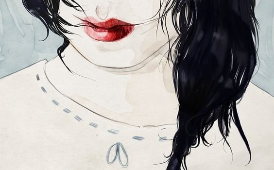 빨간 입술의 여인