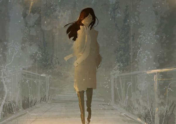 woman walking