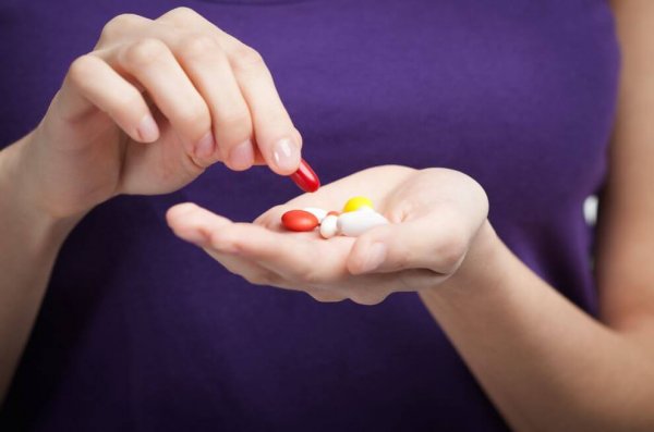 Hands with Pills