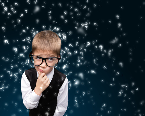 boy with questions