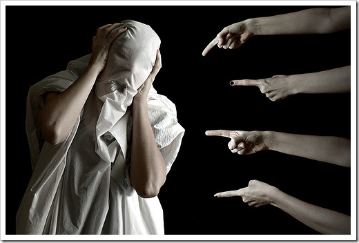 Criticizing Person Bag Over Head