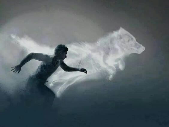 Man with Soul of Wolf