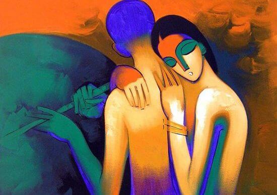 Couple in Blue