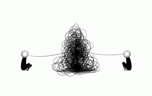 string of emotions