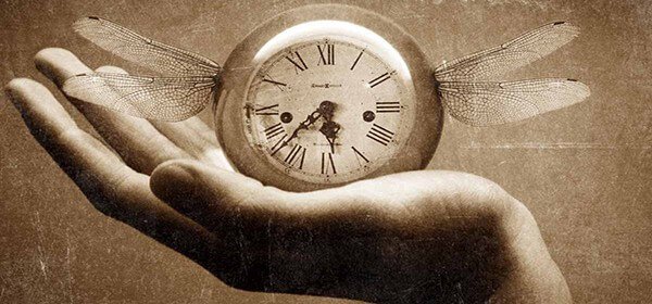 Clock with Wings