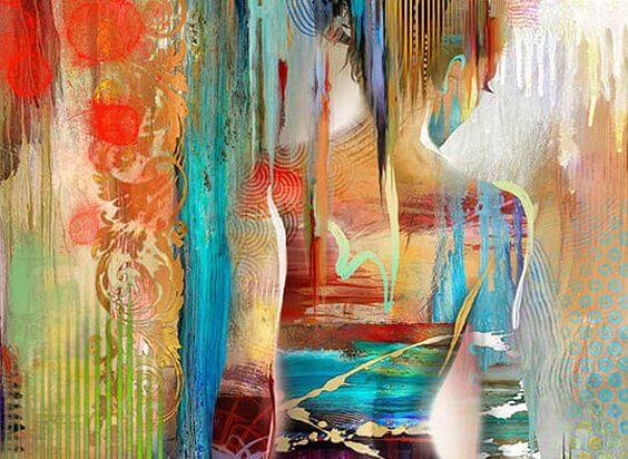 Woman in Paint Colors