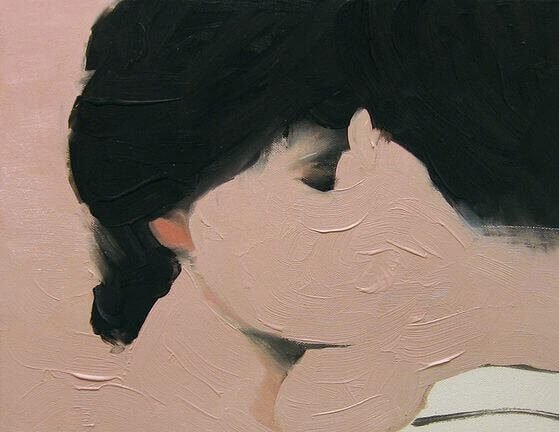 pink and black paint