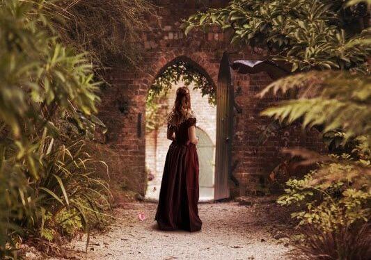 woman in archway