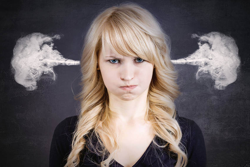 angry woman