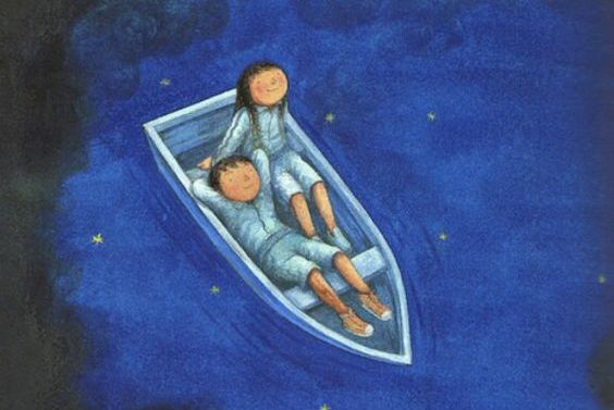 couple in a boat